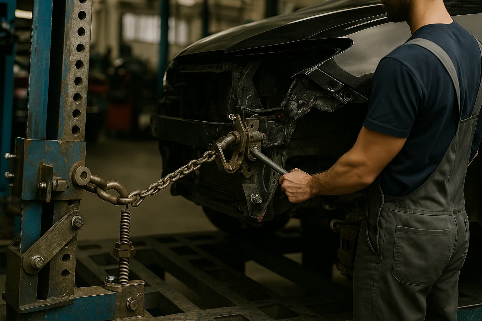 شاسی‌کشی و صافکاری